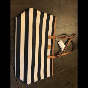 Tory Burch Kerrington Striped Tote